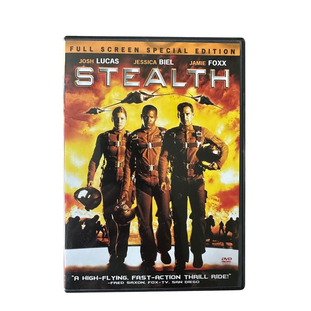 Stealth DVD Full Screen Special Edition Jamie Foxx Jessica Biel Action